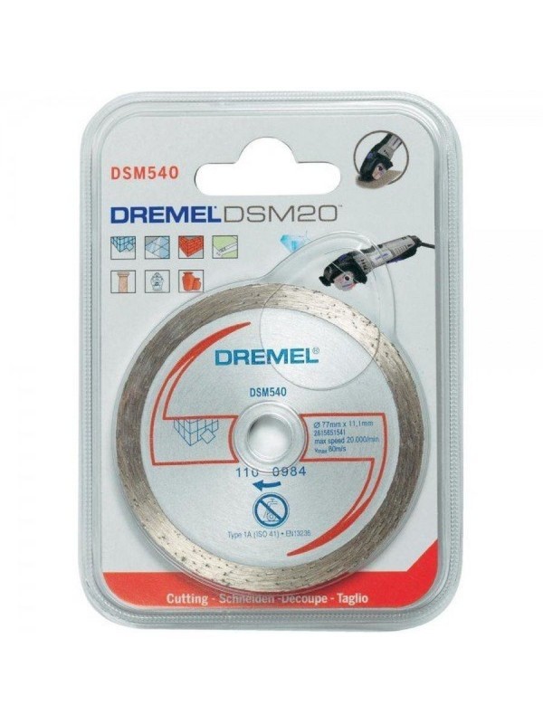Диск алмазный отрезной 77x11.1 Dremel DSM540 (2615s540JB)